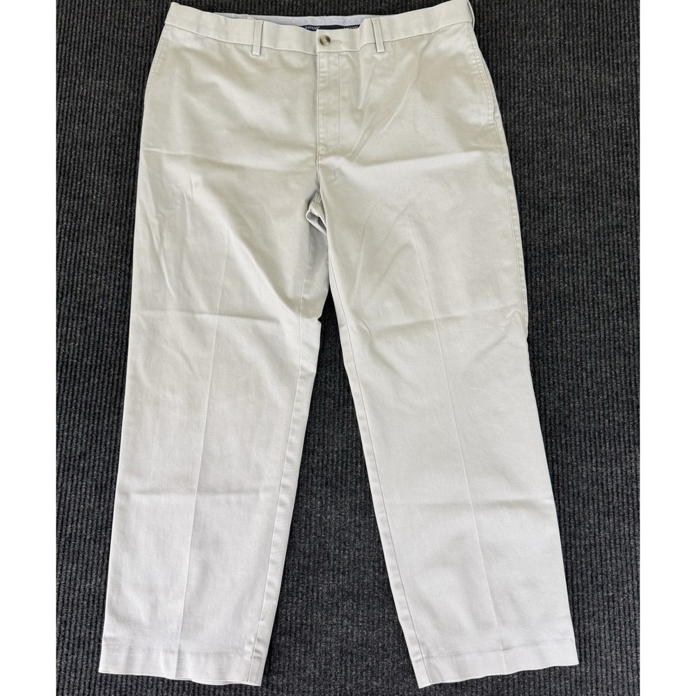 Savane Men's Off White Dress Pants Size 40x27
